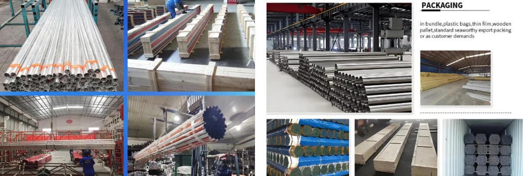 Tubos sin costura de acero dúplex ASTM A790 Tubos sin costura de acero dúplex ASTM A790