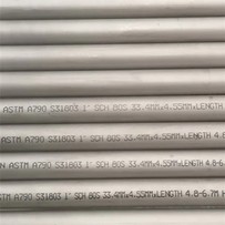 ASTM A789 UNS S31803 dupleksā nerūsējošā tērauda caurule vispārējai lietošanai.